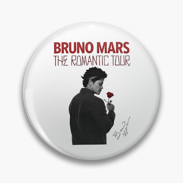 Item preview, Bruno Mars The Romantic Tour Rose Graphic designed and sold by NorthenStudio.
