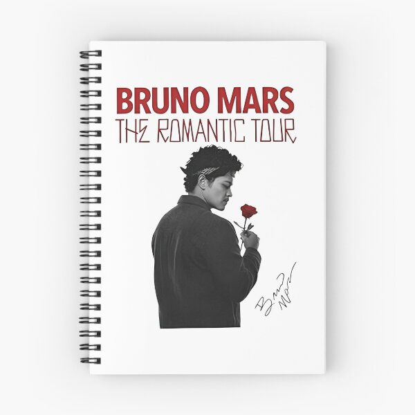 Item preview, Bruno Mars The Romantic Tour Rose Graphic designed and sold by NorthenStudio.