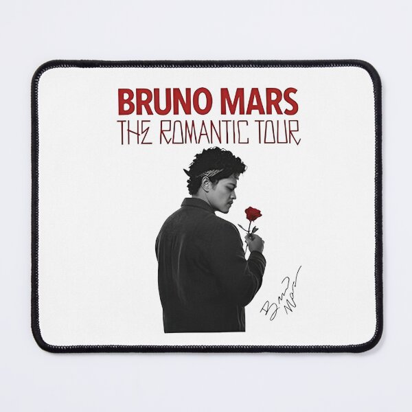 Item preview, Bruno Mars The Romantic Tour Rose Graphic designed and sold by NorthenStudio.
