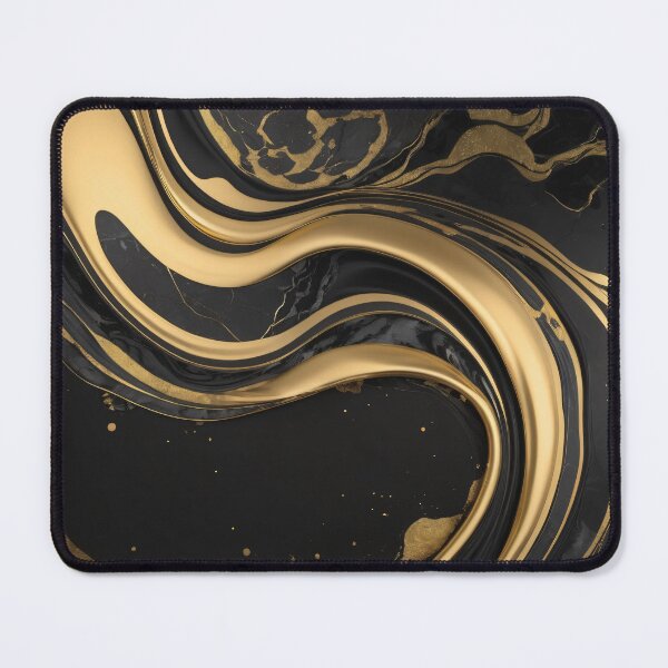 Item preview, Liquid Gold Abstract Fluid Marble Art designed and sold by CrippiCrippi.