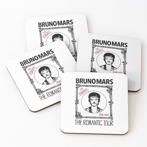 Artikelvorschau, Bruno Mars The Romantic Tour Portrait Poster Design entworfen und verkauft von NorthenStudio.