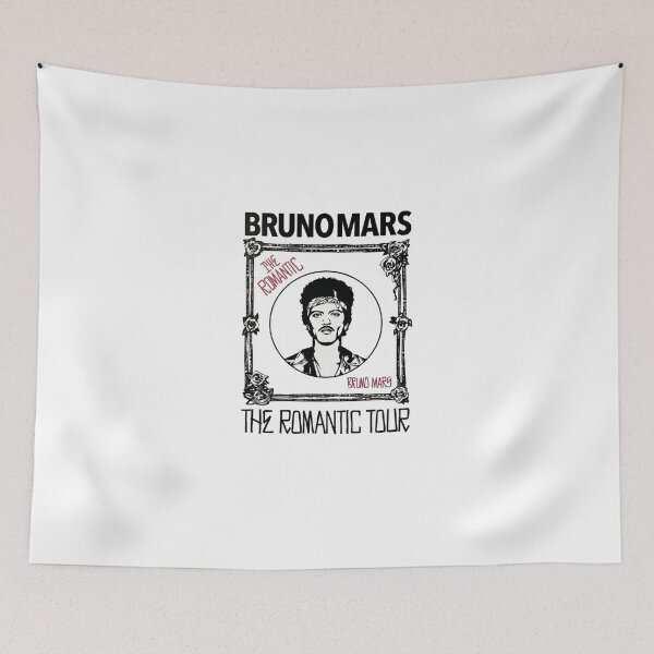 Item preview, Bruno Mars The Romantic Tour Portrait Poster Design designed and sold by NorthenStudio.