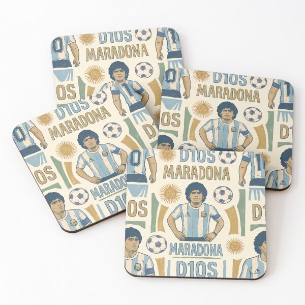 Item preview, Pelusa Argentina Soccer Legends World Cup Football Pattern designed and sold by ART ATTACK ZONE.