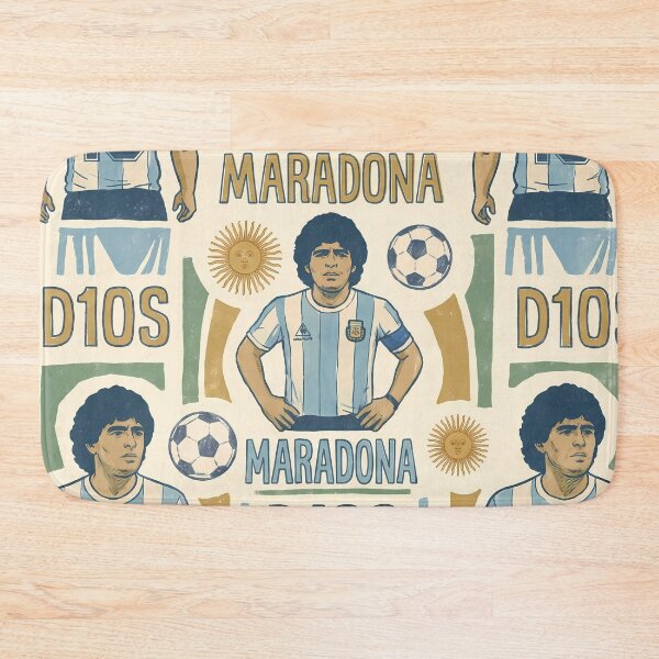 Item preview, Pelusa Argentina Soccer Legends World Cup Football Pattern designed and sold by ART ATTACK ZONE.