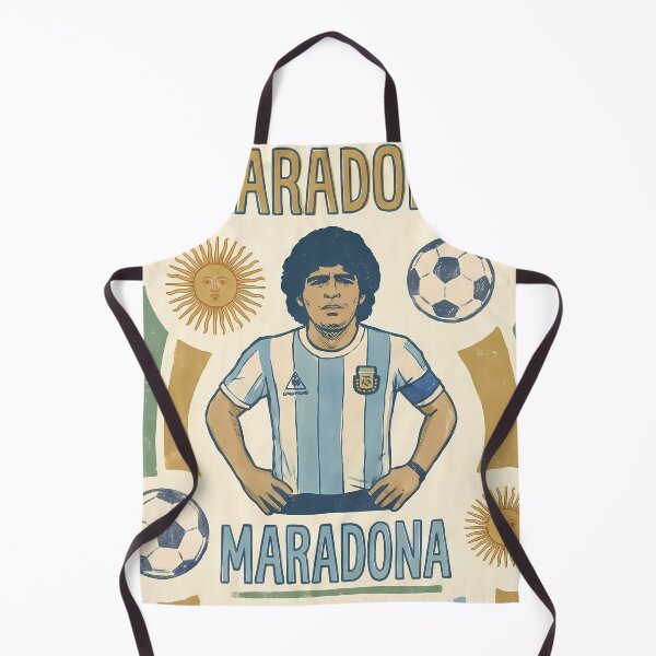 Item preview, Pelusa Argentina Soccer Legends World Cup Football Pattern designed and sold by ART ATTACK ZONE.