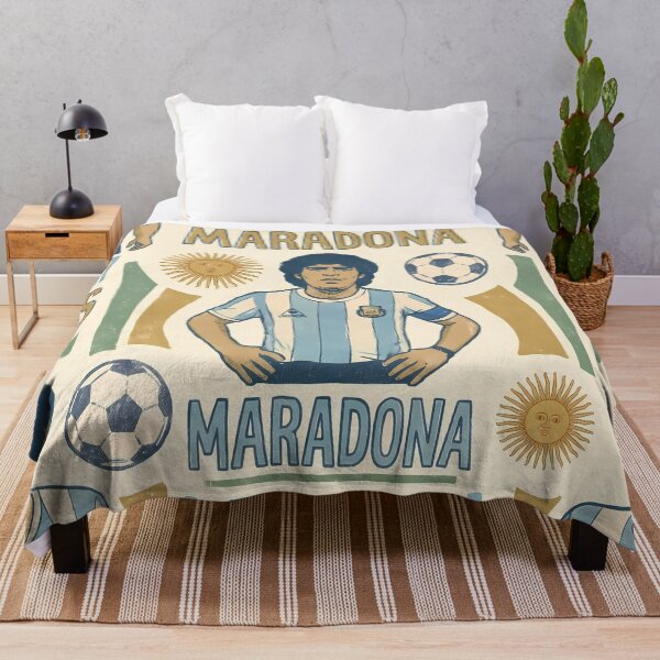 Item preview, Pelusa Argentina Soccer Legends World Cup Football Pattern designed and sold by ART ATTACK ZONE.