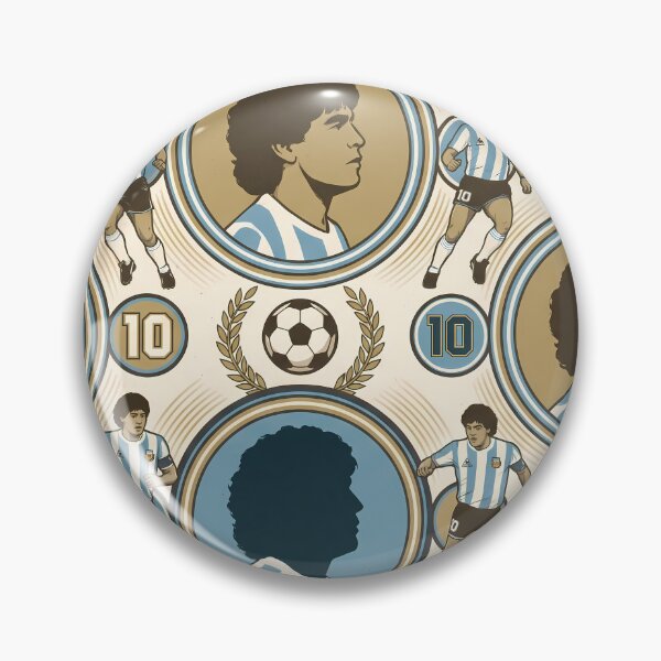 Item preview, El Pibe de Oro World Cup Football Pattern designed and sold by ART ATTACK ZONE.