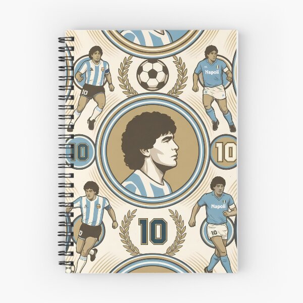 Item preview, El Pibe de Oro World Cup Football Pattern designed and sold by ART ATTACK ZONE.