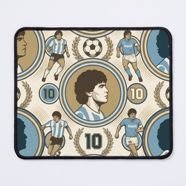 Item preview, El Pibe de Oro World Cup Football Pattern designed and sold by ART ATTACK ZONE.