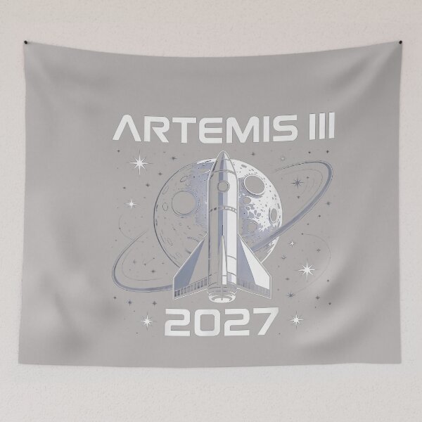 Item preview, Artemis 3 III 2027 Space Moon designed and sold by GreggRoss.