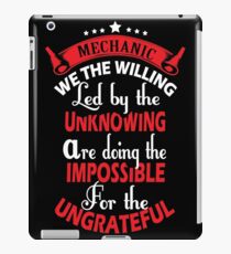 We The Willing Led By The Unknowing Mechanic iPad Case/Skin