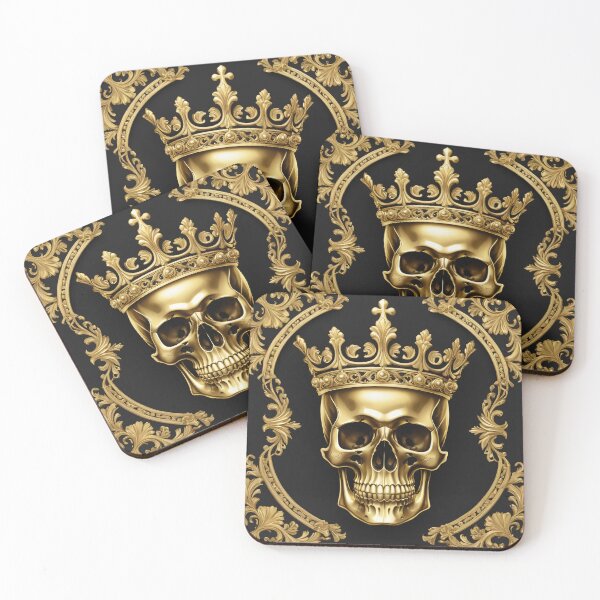 Item preview, Golden Skull Money Talks Dark Art designed and sold by CrippiCrippi.