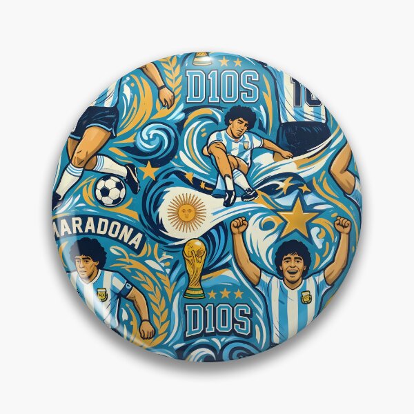 Item preview, Barrilete Cósmico Legends World Cup Football Pattern designed and sold by ART ATTACK ZONE.