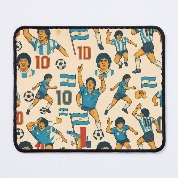 Item preview, D10S Argentina Soccer Legends World Cup Football Pattern designed and sold by ART ATTACK ZONE.