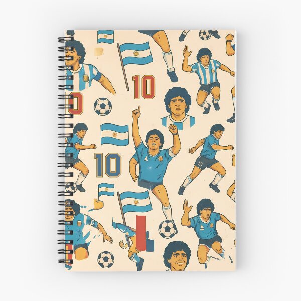 Item preview, D10S Argentina Soccer Legends World Cup Football Pattern designed and sold by ART ATTACK ZONE.