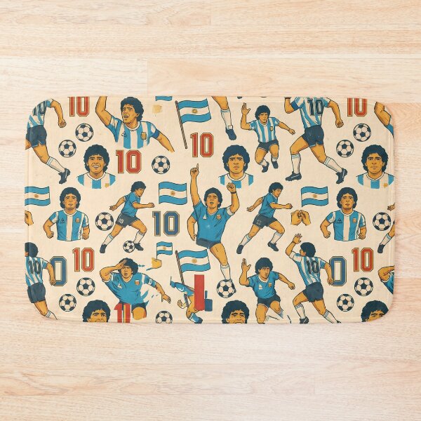 Item preview, D10S Argentina Soccer Legends World Cup Football Pattern designed and sold by ART ATTACK ZONE.
