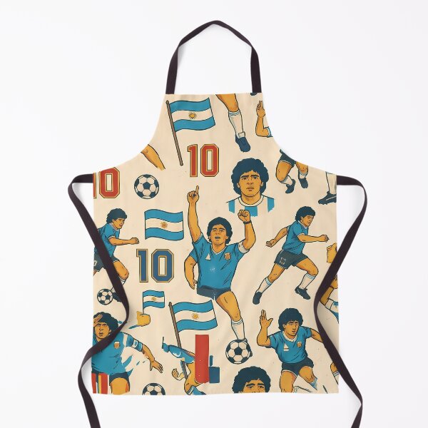 Item preview, D10S Argentina Soccer Legends World Cup Football Pattern designed and sold by ART ATTACK ZONE.