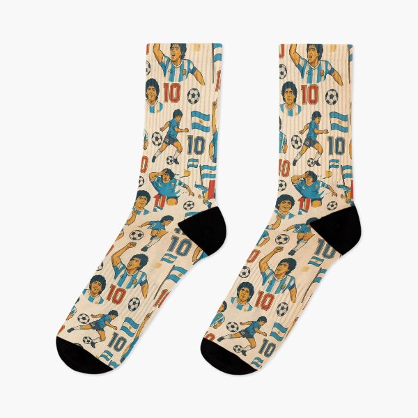 Item preview, D10S Argentina Soccer Legends World Cup Football Pattern designed and sold by ART ATTACK ZONE.