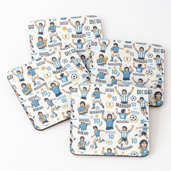 Item preview, El Diego Soccer Legends World Cup Football Pattern designed and sold by ART ATTACK ZONE.