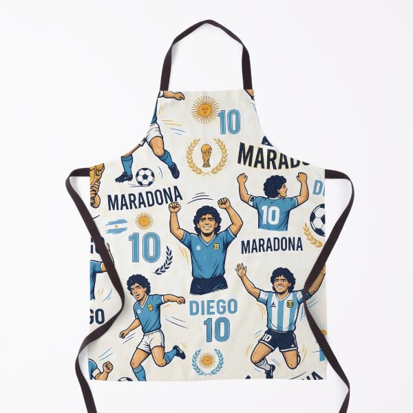 Item preview, El Diego Soccer Legends World Cup Football Pattern designed and sold by ART ATTACK ZONE.