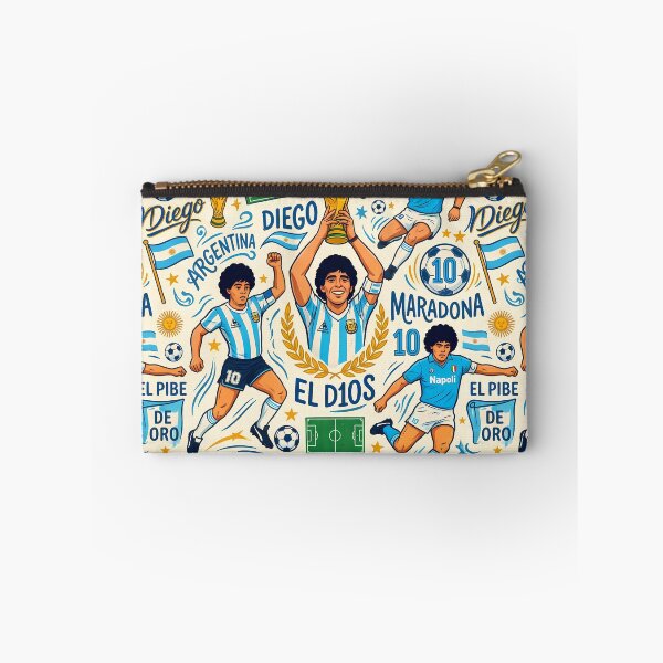 Item preview, Diegote Argentina Soccer Legends World Cup Football Pattern designed and sold by ART ATTACK ZONE.