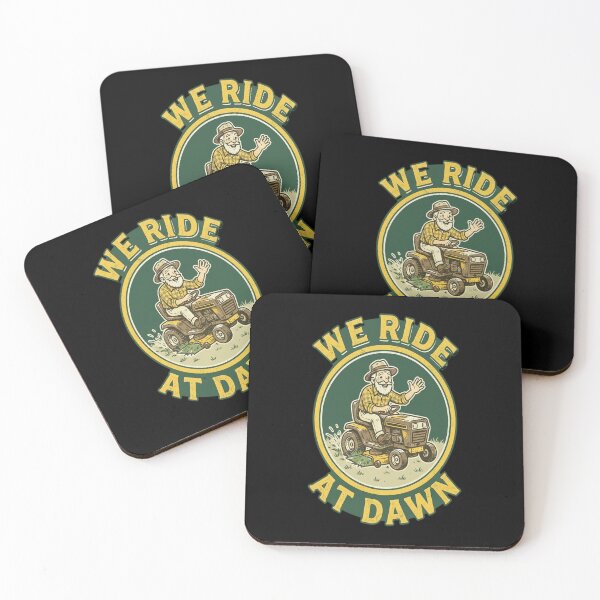 Item preview, We Ride At Dawn Lawn Mower gift for designed and sold by gizzocroccon.