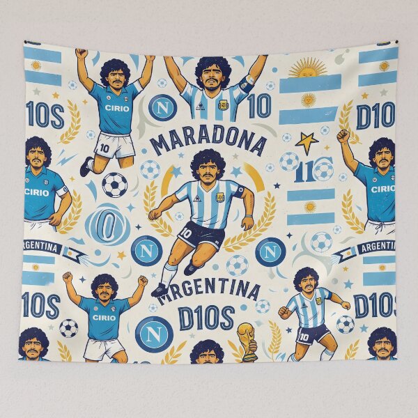 Item preview, El Diez Soccer Legends World Cup Football Pattern designed and sold by ART ATTACK ZONE.