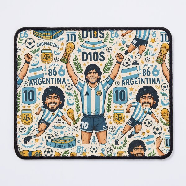 Item preview, Cebollita Argentina Soccer Legends World Cup Football Pattern designed and sold by ART ATTACK ZONE.