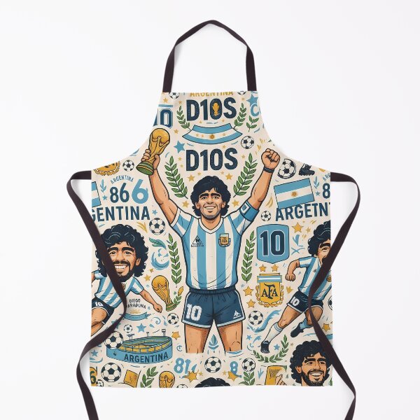 Item preview, Cebollita Argentina Soccer Legends World Cup Football Pattern designed and sold by ART ATTACK ZONE.