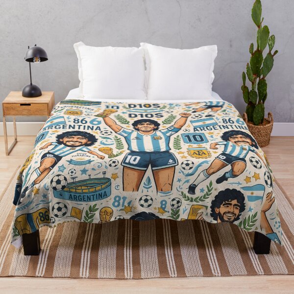 Item preview, Cebollita Argentina Soccer Legends World Cup Football Pattern designed and sold by ART ATTACK ZONE.