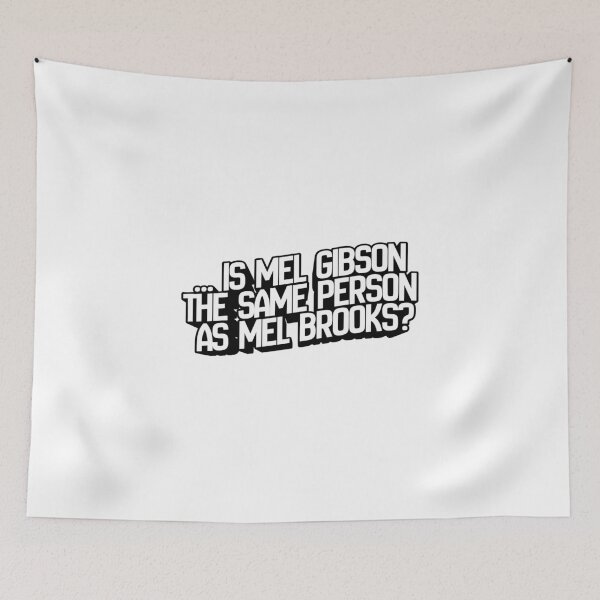 Item preview, … is Mel Gibson the same person as Mel Brooks? - Celebrity Doppelgänger  designed and sold by Pace & Layer.