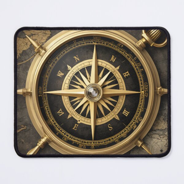 Item preview, Golden Compass Vintage Navigation Art designed and sold by CrippiCrippi.