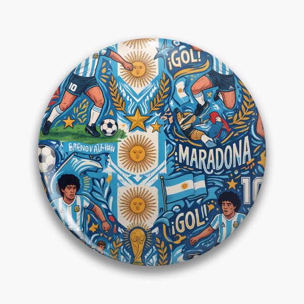 Item preview, El Capitán Soccer Legends World Cup Football Pattern designed and sold by ART ATTACK ZONE.