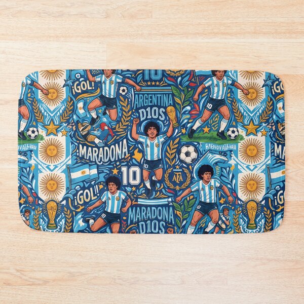 Item preview, El Capitán Soccer Legends World Cup Football Pattern designed and sold by ART ATTACK ZONE.