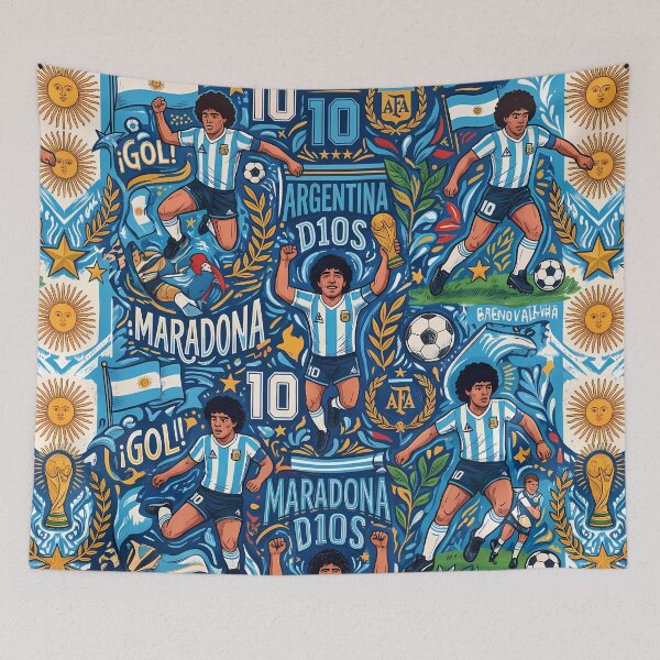 Item preview, El Capitán Soccer Legends World Cup Football Pattern designed and sold by ART ATTACK ZONE.