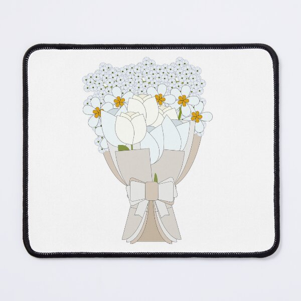 Item preview, 4 White Flower Bouquet Design designed and sold by FrontierArc.
