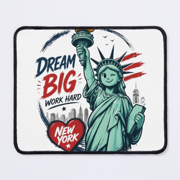 Item preview, Dream Big Work Hard New York Liberty designed and sold by DKSH1234.