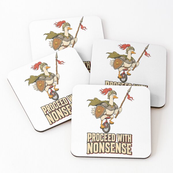 Item preview, Proceed With Nonsense Duck Knight Unicycle designed and sold by Sandydesign.