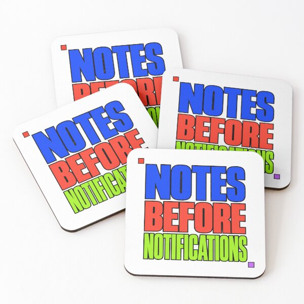 Item preview, Notes Before Notifications Typography designed and sold by aihrgdesign.