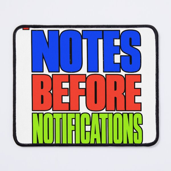 Item preview, Notes Before Notifications Typography designed and sold by aihrgdesign.