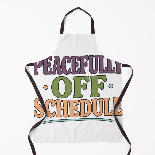 Item preview, Peacefully Off Schedule Typography designed and sold by aihrgdesign.
