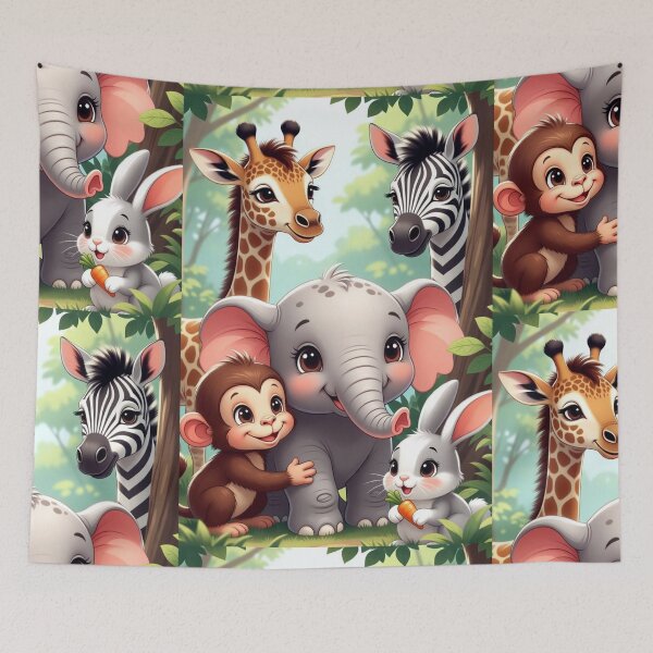 Item preview, Jungle friends  designed and sold by JLeonardoArt.