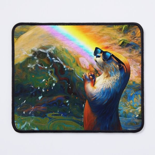 Item preview, Otter Pray For A Rainbow - River Otter designed and sold by NaturePrints.