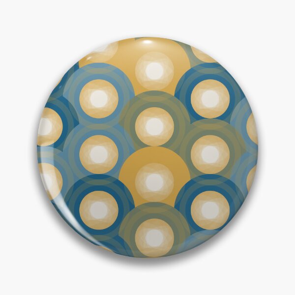 Item preview, Retro Overlapping Circles Abstract Pattern 001 designed and sold by TexSta.