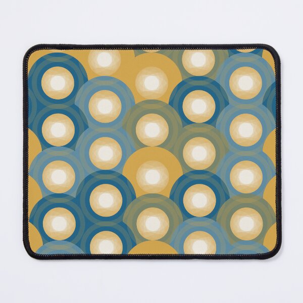 Item preview, Retro Overlapping Circles Abstract Pattern 001 designed and sold by TexSta.
