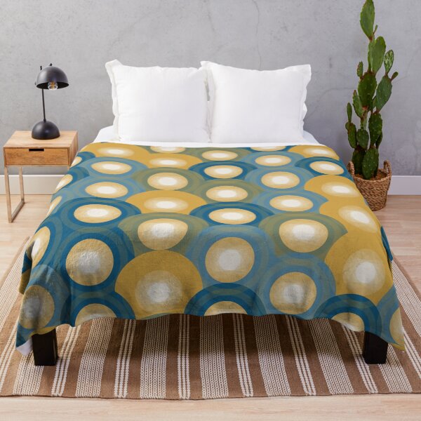 Item preview, Retro Overlapping Circles Abstract Pattern 001 designed and sold by TexSta.