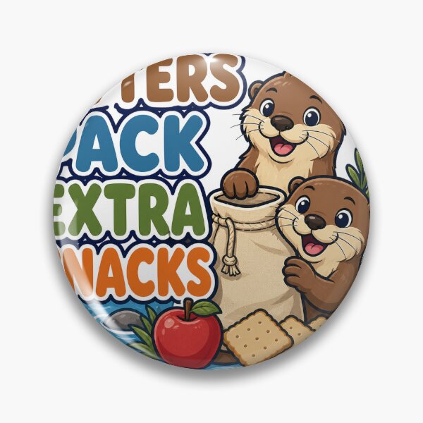 Item preview, Otters Pack Extra Snacks designed and sold by aihrgdesign.