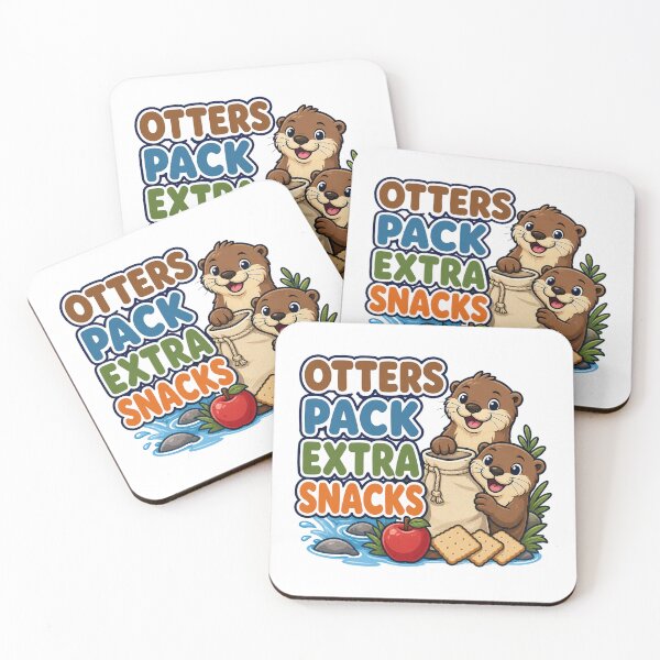Item preview, Otters Pack Extra Snacks designed and sold by aihrgdesign.
