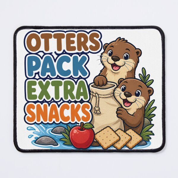 Item preview, Otters Pack Extra Snacks designed and sold by aihrgdesign.