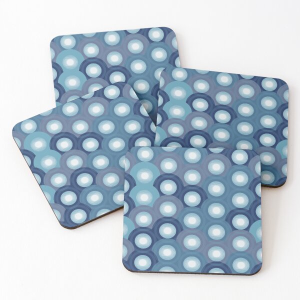 Item preview, Retro Overlapping Circles Abstract Pattern 002 designed and sold by TexSta.